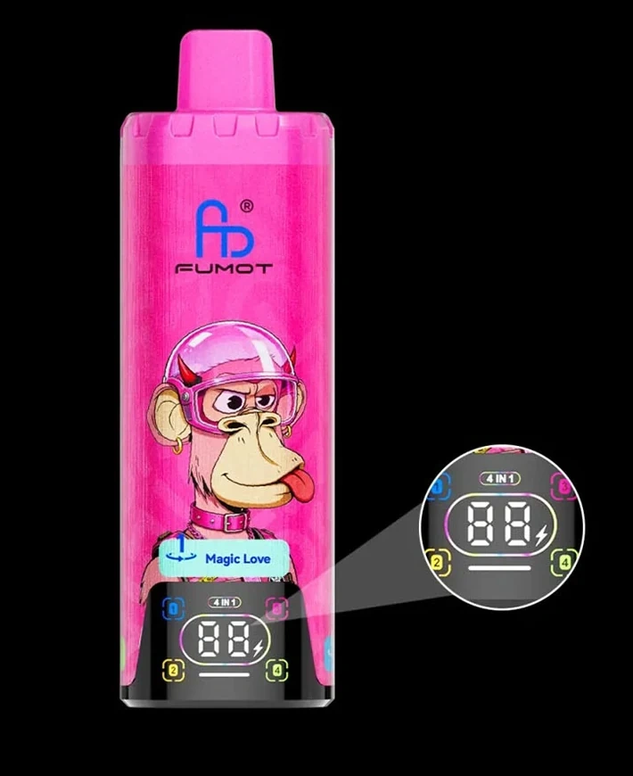 Inteligentny wyświetlacz baterii i e-liquidu FUMOT ECO 4IN1 80K