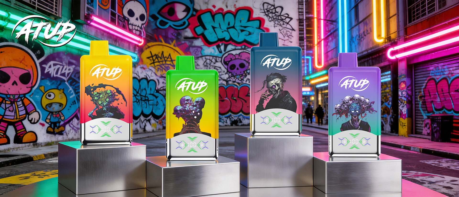 ATUP – jednorazowy e-papieros na 60 000 zaciągnięć, 2 smaki