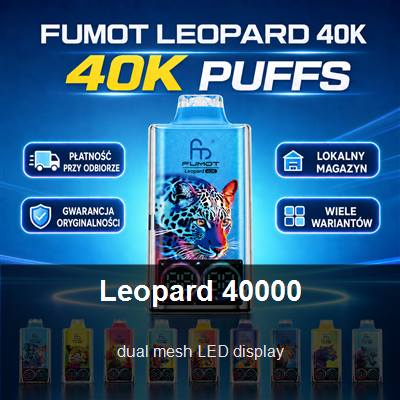 Jednorazowy vape FUMOT Leopard 40000 – zdjęcie blogowe (ID#1)